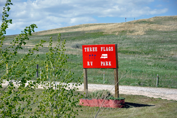 entry sign to the campground